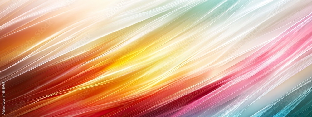 Soft waves of colorful light blending seamlessly to create a serene abstract background reflecting warmth and tranquility. Soft waves of colorful light blending seamlessly to create a serene abstract background reflecting warmth and tranquility.
