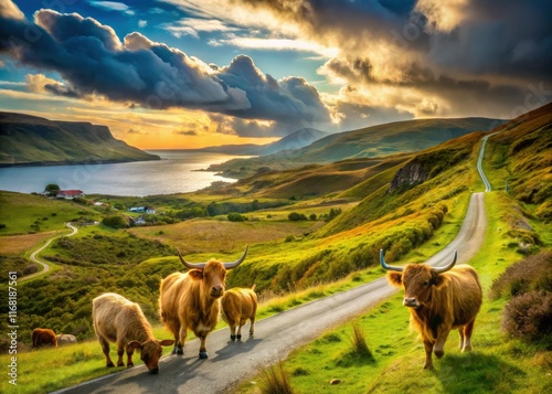 Iconic Highland cows and breathtaking scenery define the North Coast 500 photography adventure.
