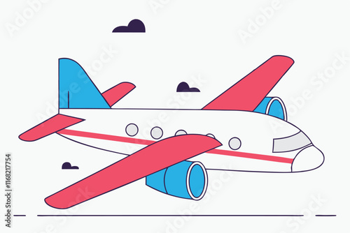 Airport illustration vector on white background


