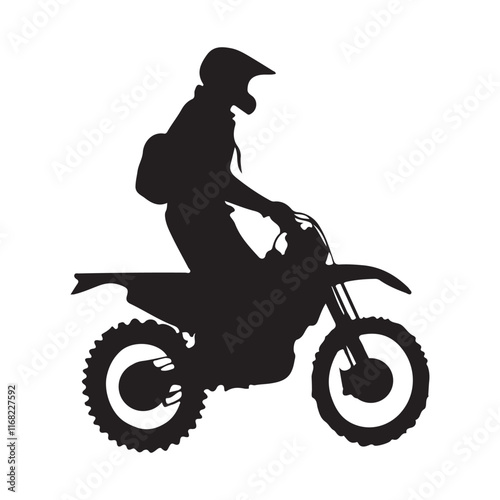 Bike silhouette vector illustration
