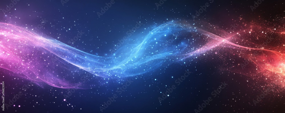 Obraz premium Smooth Gradient Digital Background with Soft Glow, Generative AI