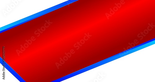Free Download A rectangular shape with a bold red fill and a thin, bright blue outline. The shape is tilted slightly to the right. - GFXLoad