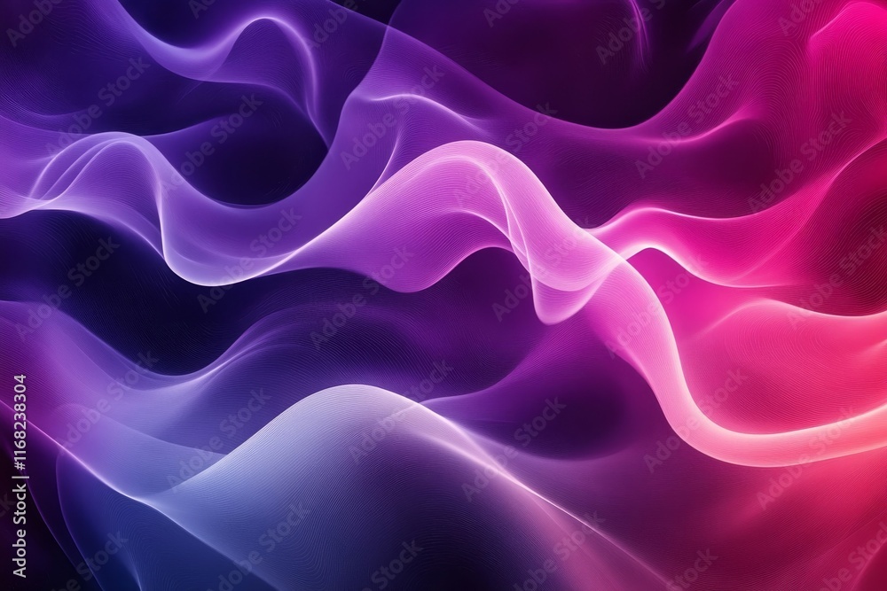 Fototapeta premium Vibrant Gradient Digital Background with Abstract Design, Generative AI