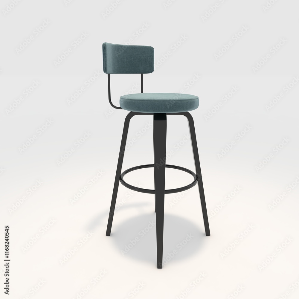 3d render bar stool design element. Furniture Collection 3d render bar stool design element. Furniture Collection