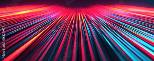 Burst abstract background concept. Vibrant abstract light streaks creating a sense of speed and dynamism.