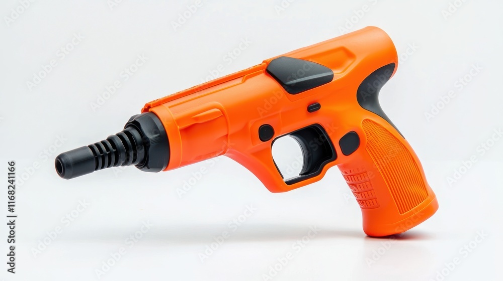 Orange Plastic Power Tool Handheld Device Orange Plastic Power Tool Handheld Device