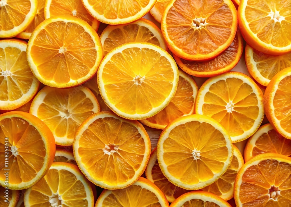Aerial View of Sliced Oranges: Vibrant Citrus Fruit Top-Down Drone Shot Aerial View of Sliced Oranges: Vibrant Citrus Fruit Top-Down Drone Shot
