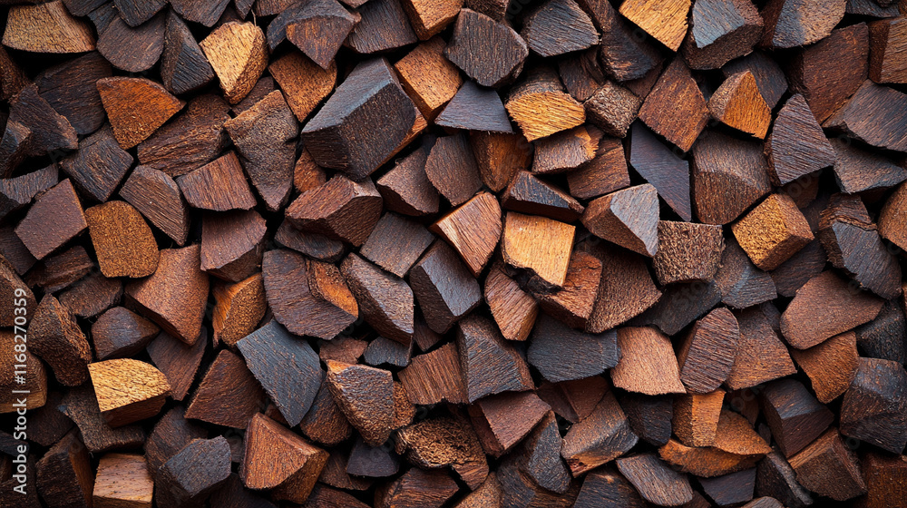 Close-up of OSB boards with a seamless wooden texture composed of compact brown wood chips arranged in a natural chaotic pattern creating a rustic and industrial backdrop in earthy tones
Close-up of OSB boards with a seamless wooden texture composed of compact brown wood chips arranged in a natural chaotic pattern creating a rustic and industrial backdrop in earthy tones
