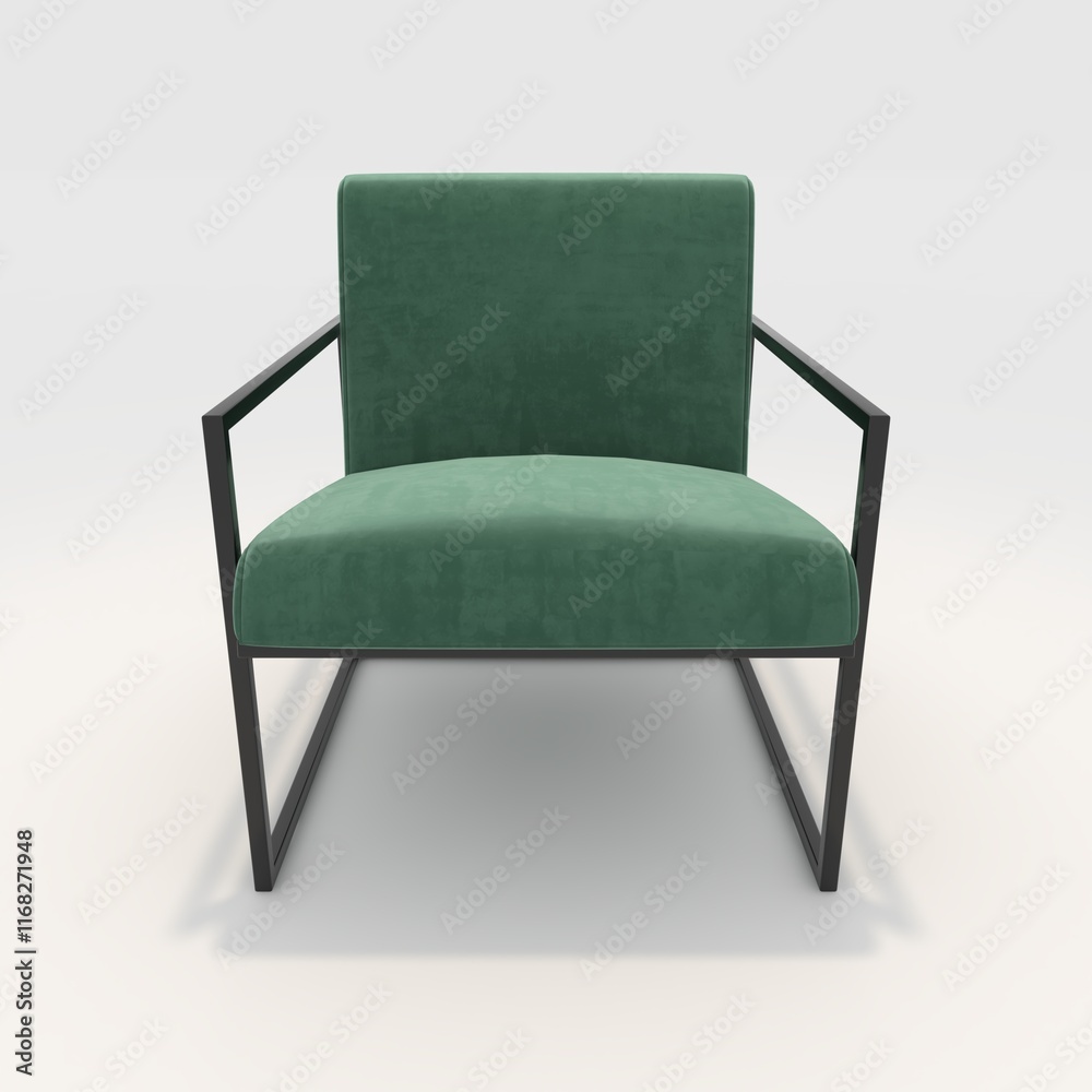 3d render armchair design element. Furniture Collection 3d render armchair design element. Furniture Collection