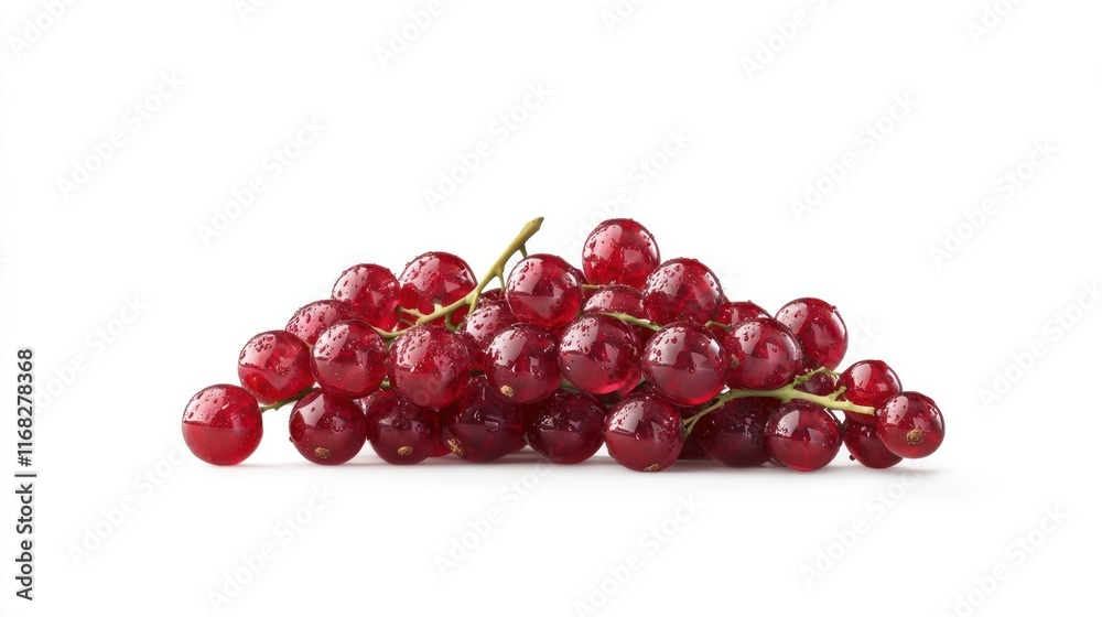 Red Currants Cluster Fresh Juicy Berries Red Currants Cluster Fresh Juicy Berries