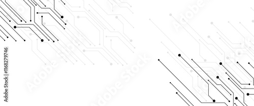Abstract digital technology futuristic internet network speed connection white background. 