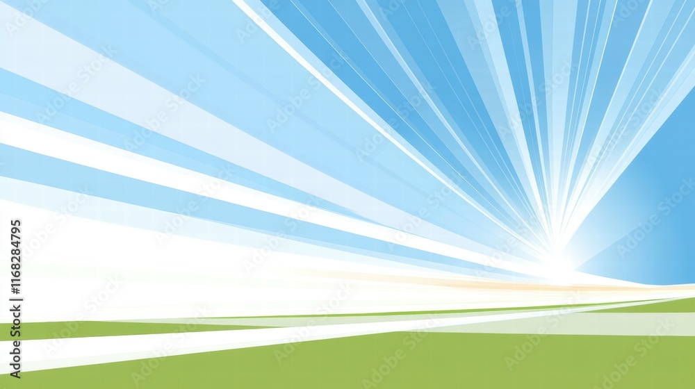 Abstract landscape with dynamic lines and bright colors suggesting motion and energy. Abstract landscape with dynamic lines and bright colors suggesting motion and energy.