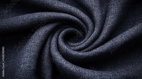 Wallpaper Mural Smooth dark navy background with subtle transitions into black, evoking calm and sophistication. Torontodigital.ca