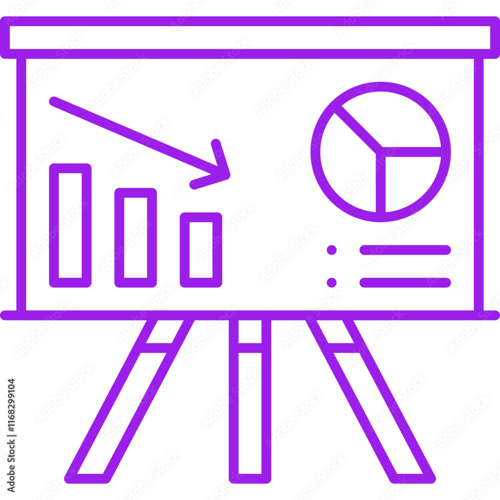 Financial Statistics icon single vector illustration Financial Statistics icon single vector illustration