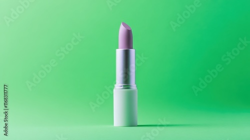 Isolated shot of a beauty product (like a lipstick or skincare cream) on a simple background for green screen use photo