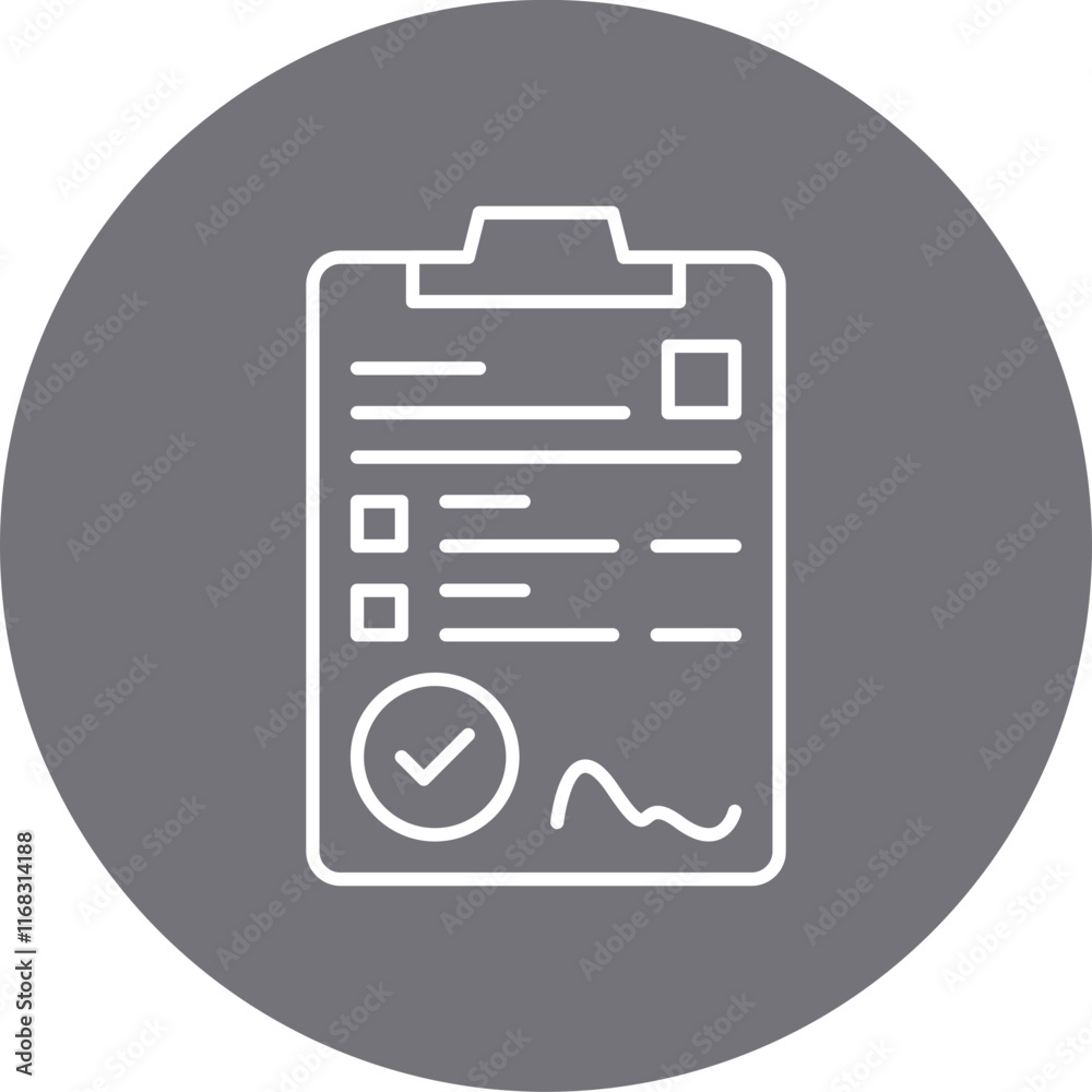 Contract icon single vector illustration Contract icon single vector illustration
