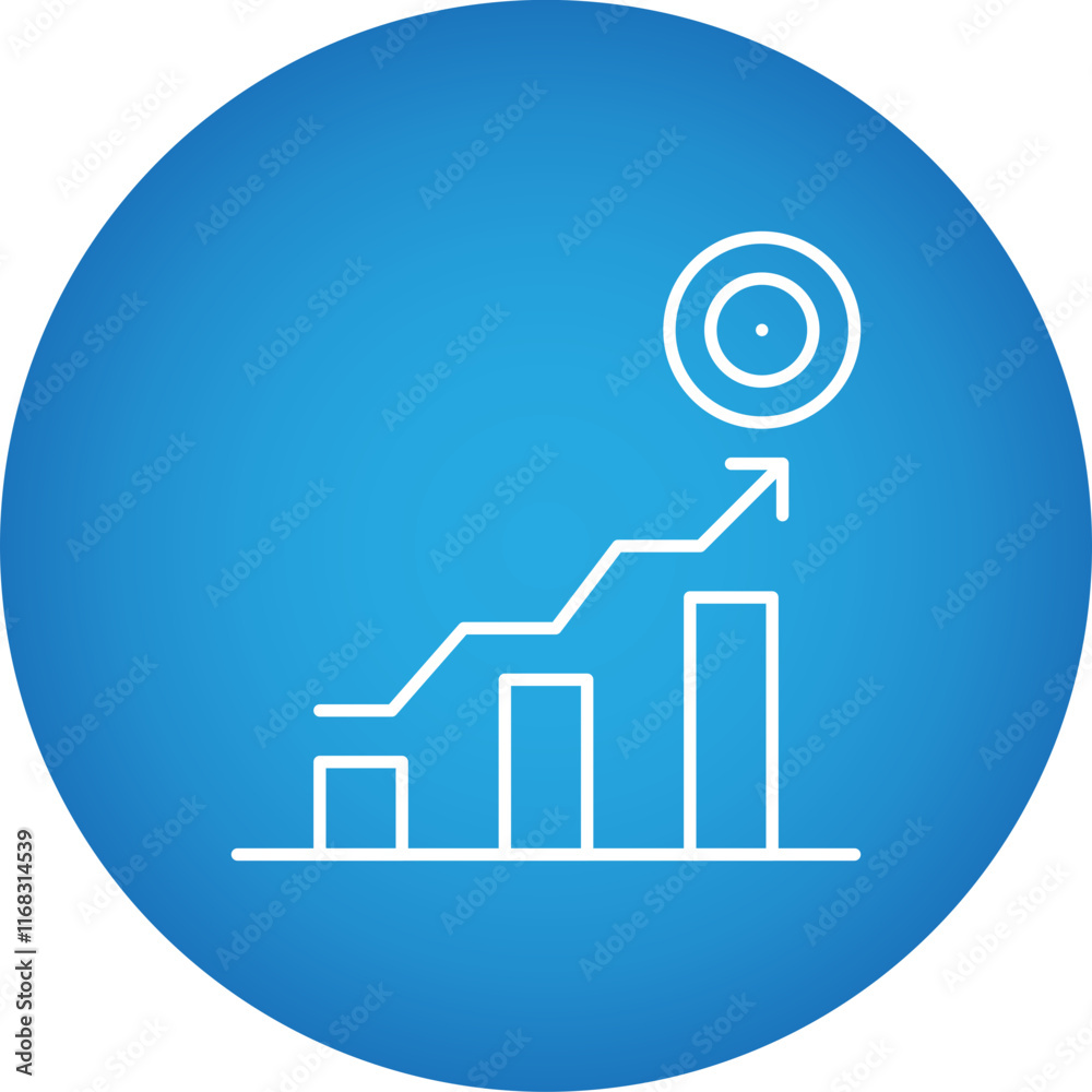 Successful Investment icon single vector illustration Successful Investment icon single vector illustration