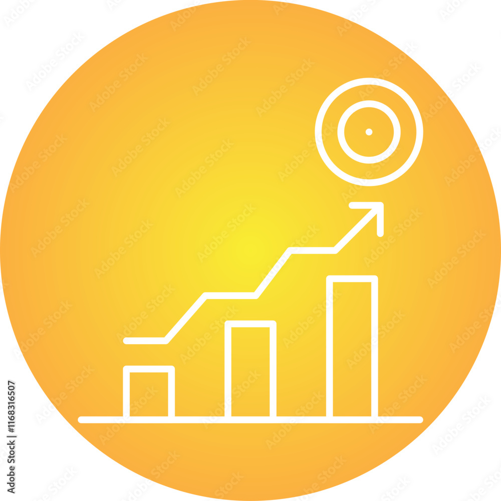 Successful Investment icon single vector illustration