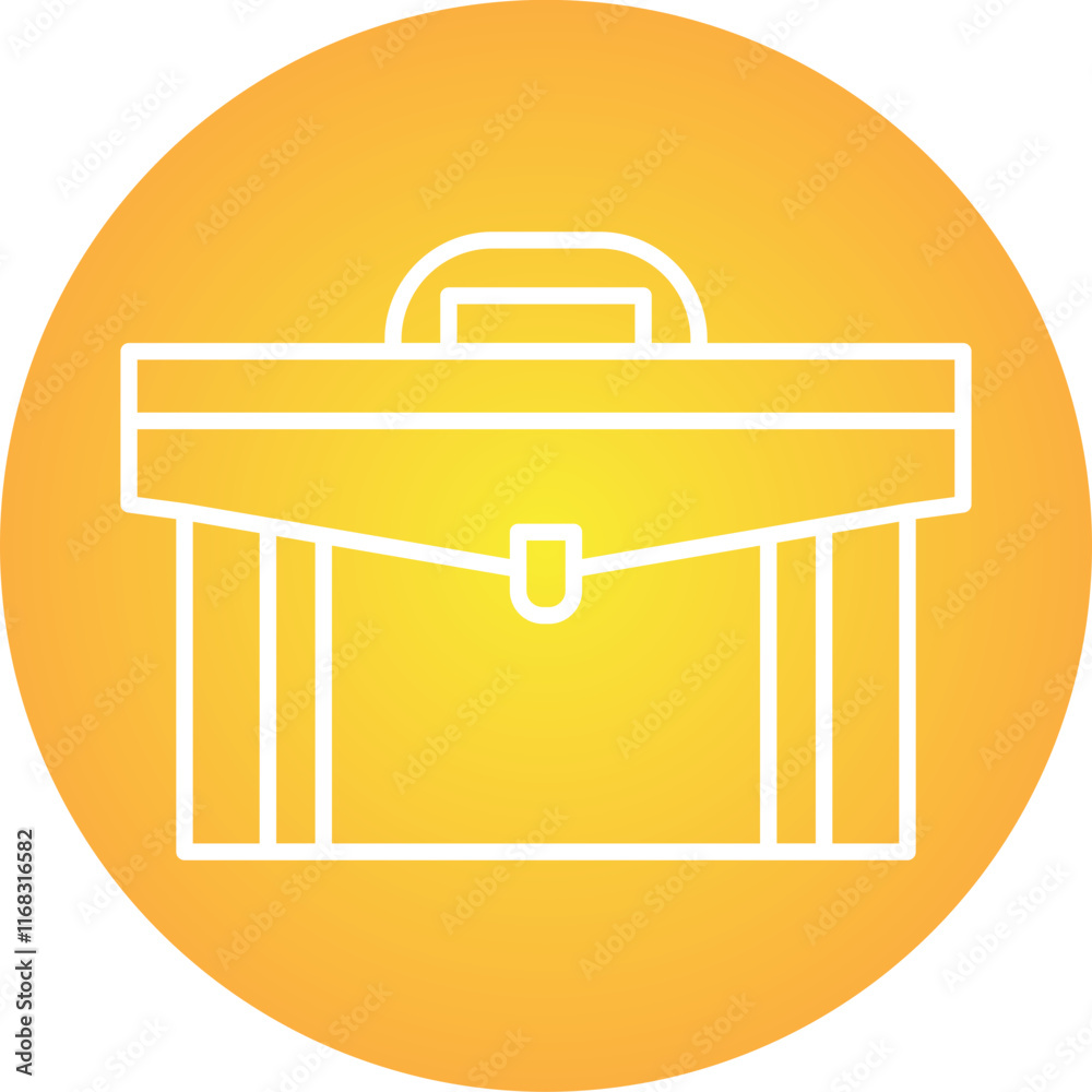 Briefcase icon single vector illustration Briefcase icon single vector illustration