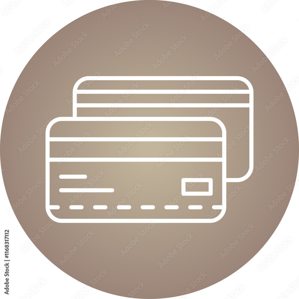 Credit Card icon single vector illustration Credit Card icon single vector illustration