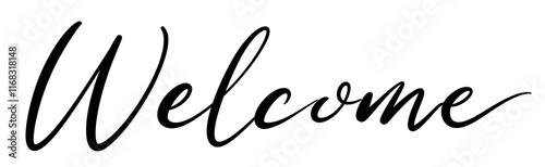 Welcomeの手書き文字