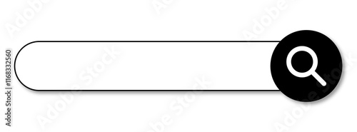 search bar element transparent background