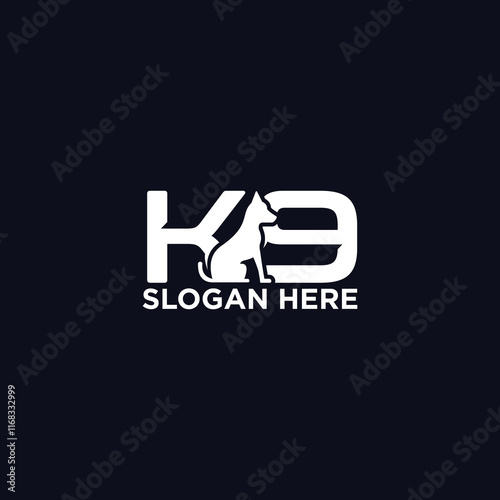 dog logo design, police dog training logo, k9, guard dog.