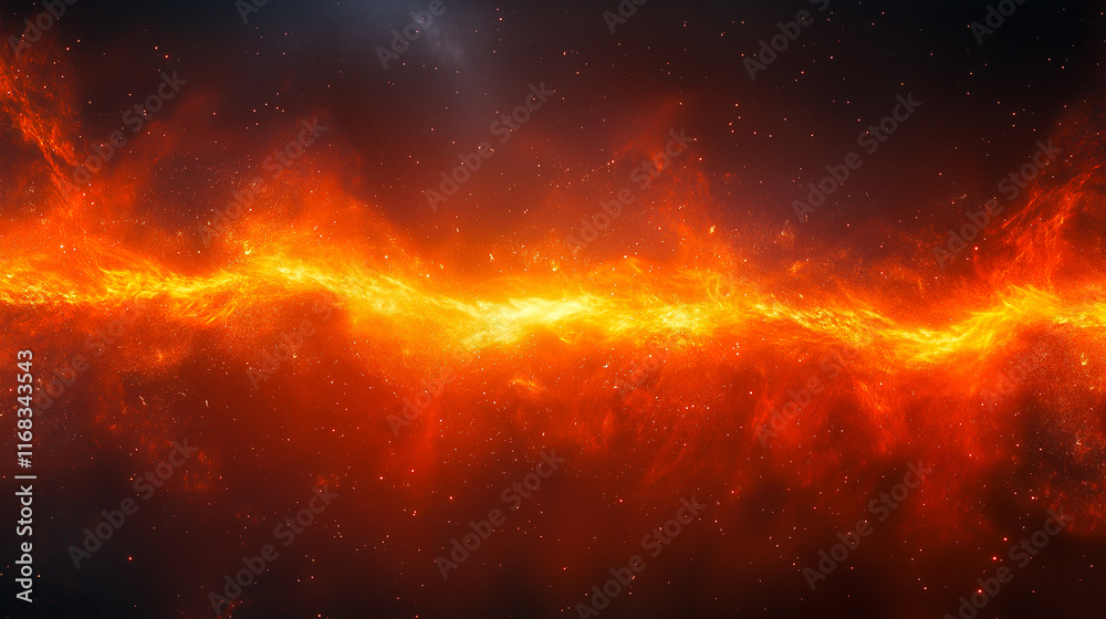 A burst of red energy on a black background. Modern design background A burst of red energy on a black background. Modern design background