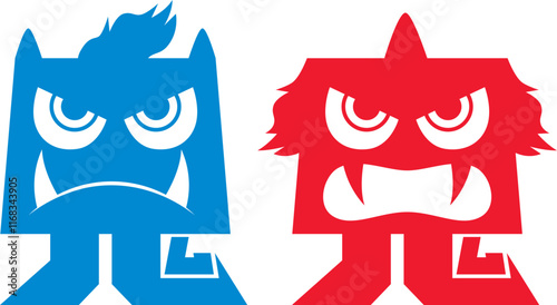 デザイン文字「鬼」