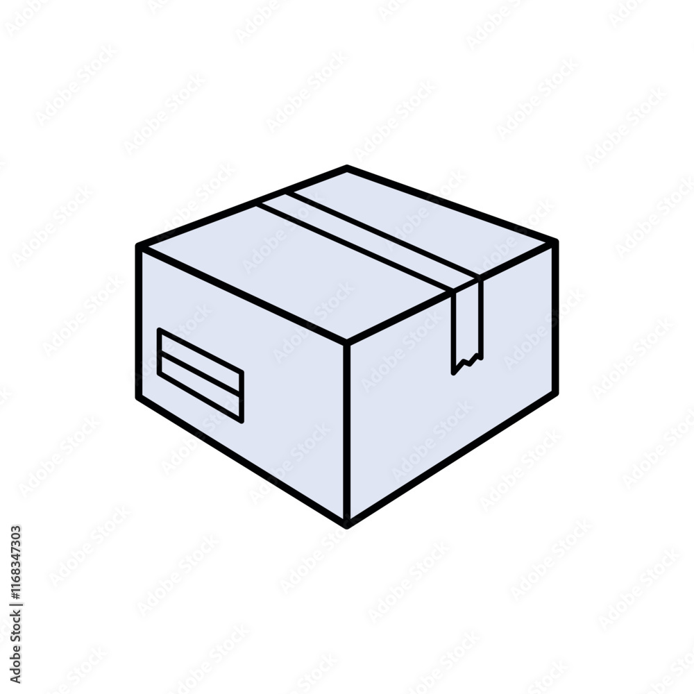 3D Package Icon. Logistic, Delivery Order Symbol for Design, Presentation, Website or Apps Elements - Vector. 3D Package Icon. Logistic, Delivery Order Symbol for Design, Presentation, Website or Apps Elements - Vector.