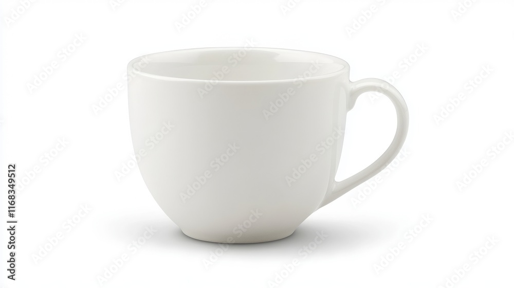 Blank mug mockup isolated on white background Blank mug mockup isolated on white background