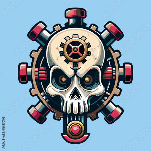 teschio steampunk 02