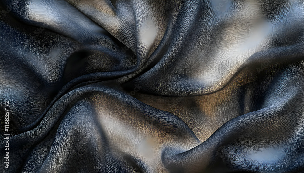 Obraz premium Abstract Draped Fabric Illustration