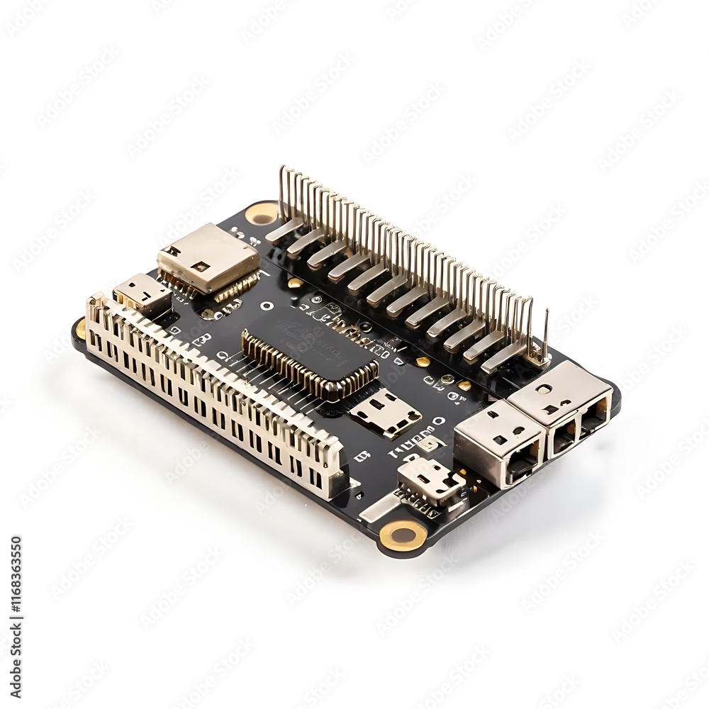 Microbit isolated on a white background Microbit isolated on a white background