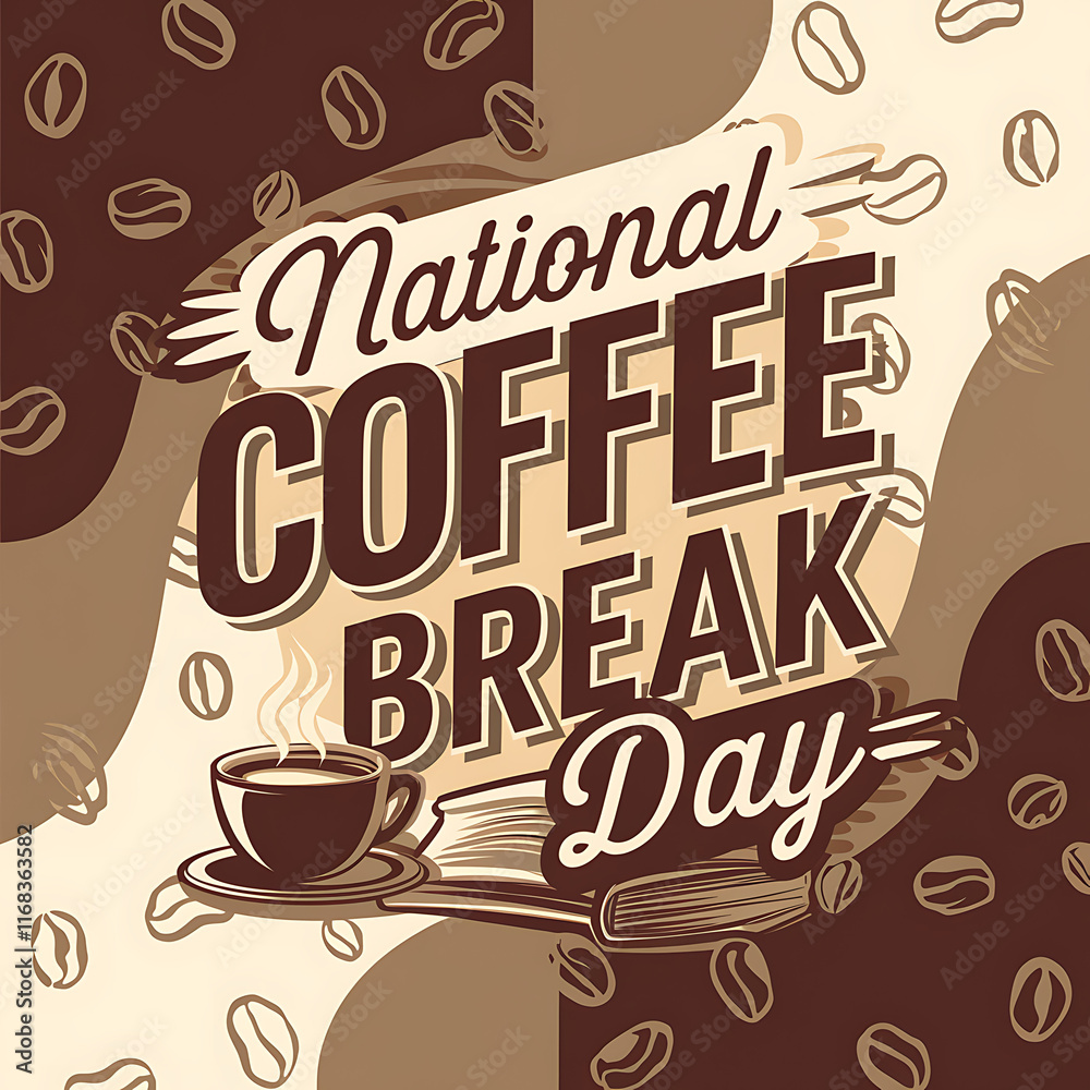 Fototapeta premium national coffee break day