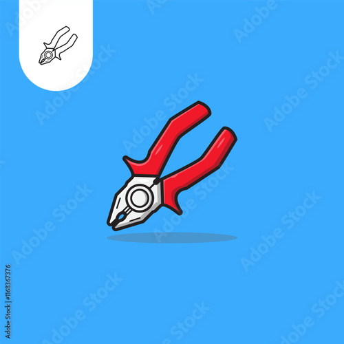 a illustration of a plier