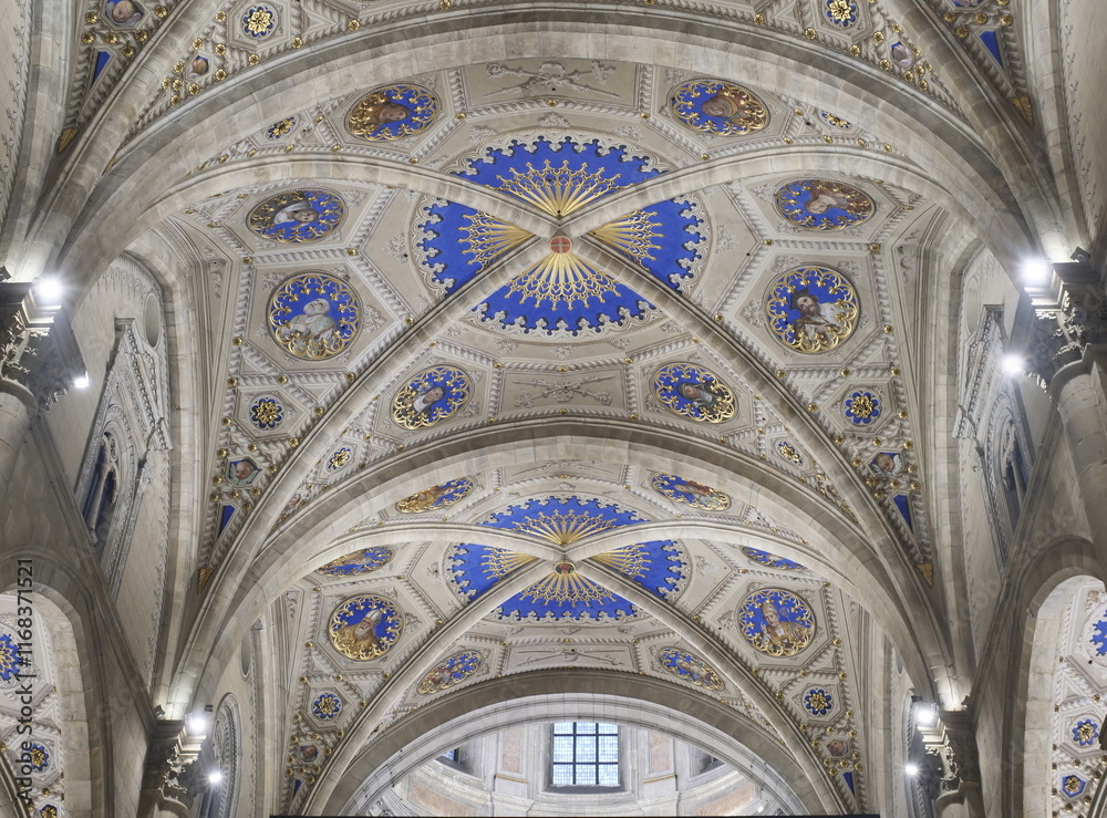 Fototapeta premium Santa Maria Assunta cathedral, Dome of Como, Lombardy, Italy