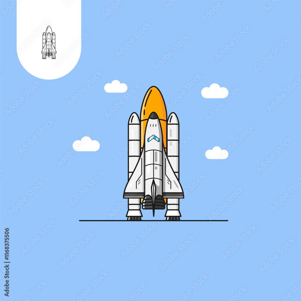 rocket in the sky blue rocket in the sky blue