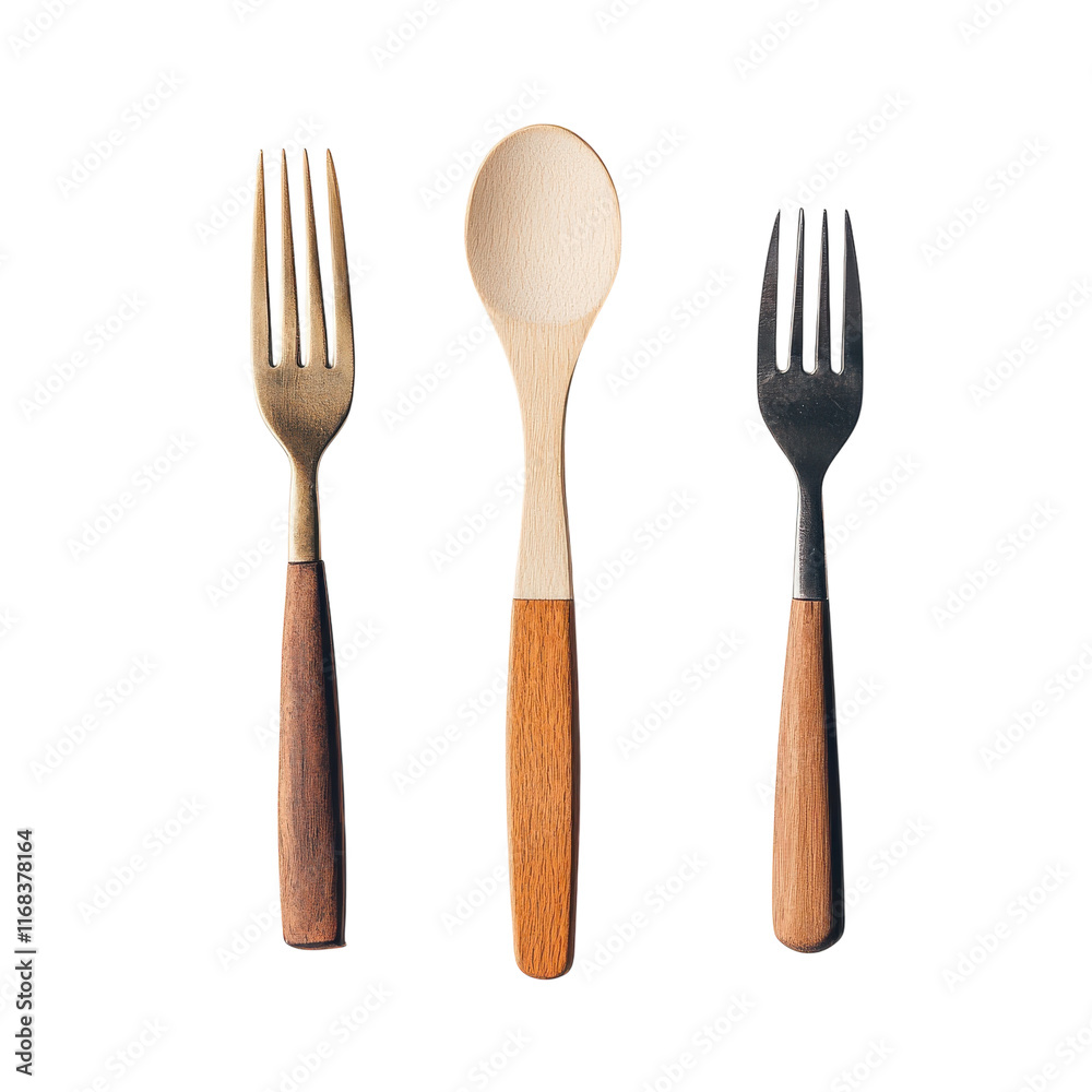 Spoon, Knife and Fork Isolated on White Background for Culinary Designs on transparent background Spoon, Knife and Fork Isolated on White Background for Culinary Designs on transparent background