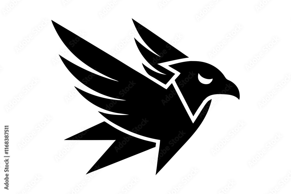 Obraz premium eagle tattoo vector