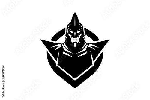 black and white mask