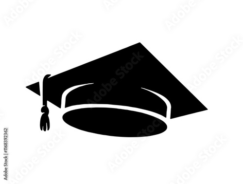 Graduation Celebration. Vector illustration of a group of graduates tossing their caps in celebration of graduation.graduation hat diploma icon. Graduation hat and diploma web icon. Vector illustratio