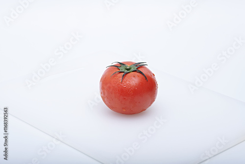 Fresh vegetables for cooking or eating raw photographed against a light background