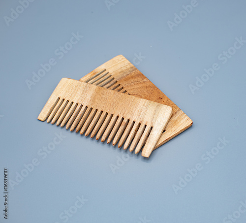 Natural Wooden hair Comb set bio degradable 
