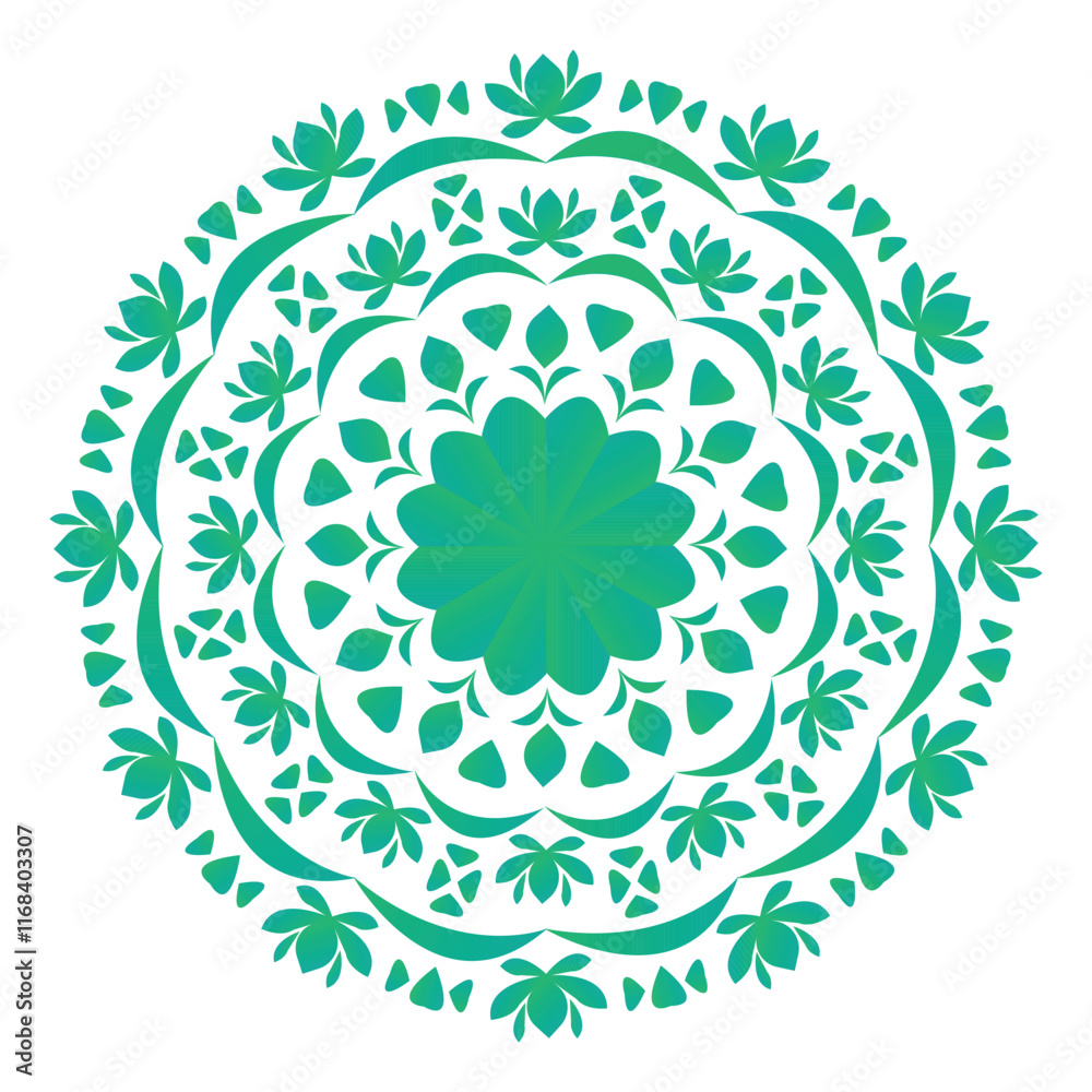 ornamental round ornament with mandala ornamental round ornament with mandala