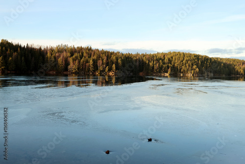 Photography Ice on the lake
