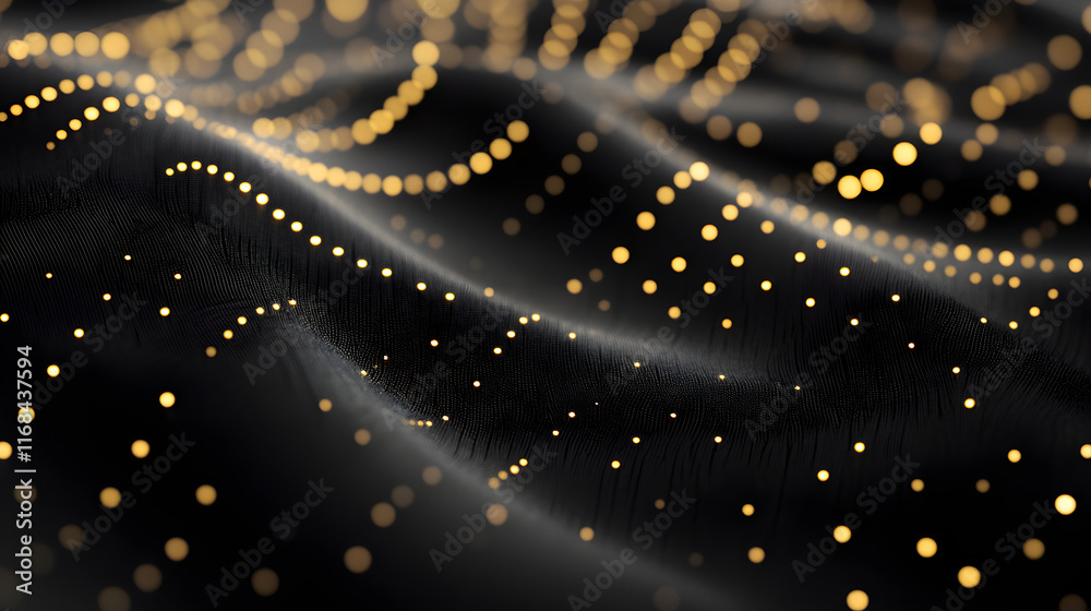 Luxurious Golden Bokeh on Black: A Timeless Dance of Light and Sophistication Luxurious Golden Bokeh on Black: A Timeless Dance of Light and Sophistication