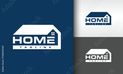 roof home text logo