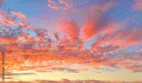 Bild auf Leinwand sunset in the sky