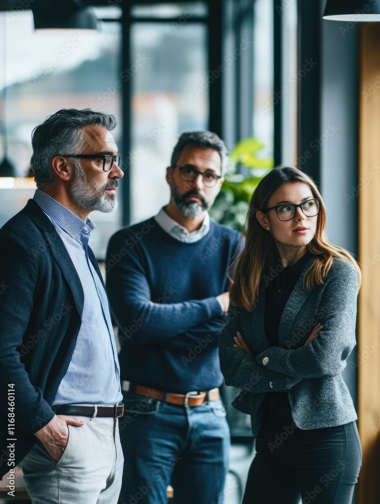 Business Meeting in a Modern Office